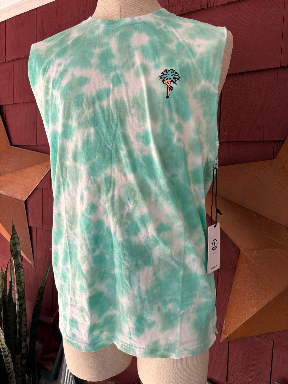 NWT Neff Tie Dye Sleeveless Muscle Tee T-Shirt Men’s Size L